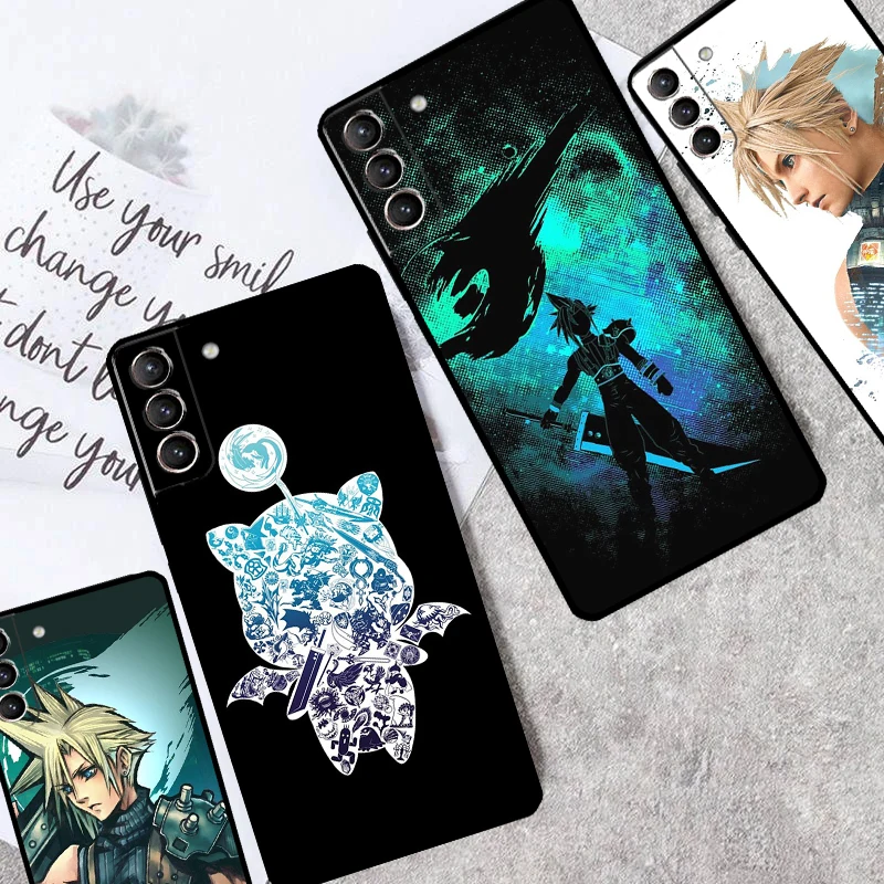 Final Fantasy Case For Samsung Galaxy S23 Ultra S22 S24 Plus Note 10 20 S8 S9 S10 S21 FE S20 FE Cover