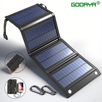 4 fold 100W Foldable solar panel 20w/h portable solar panels Fast charger USB 5V DC Full time solar panel mobile power supply