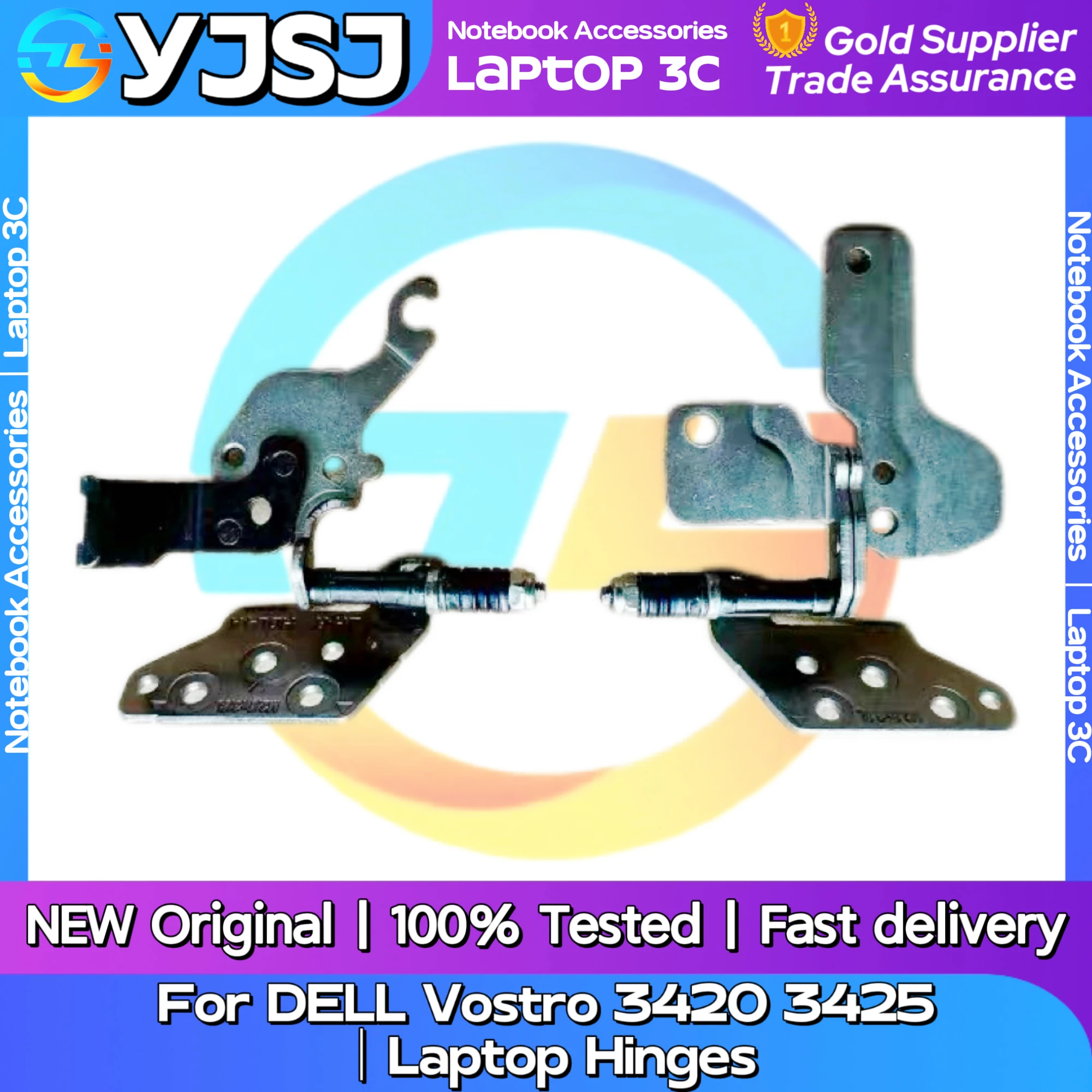 New Original Laptop Notebook Hinges For DELL Vostro 3420 3425 LCD Screen Hinge built-in left and right Hinges LCD shaft