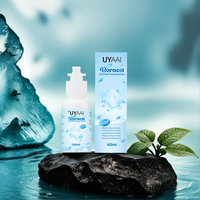 UYAAI Borneol Essence Extra Color Contact Lenses Care Solution 60ml Icy Cool Protection Gently Relieve Discomfort Fresh Soothing