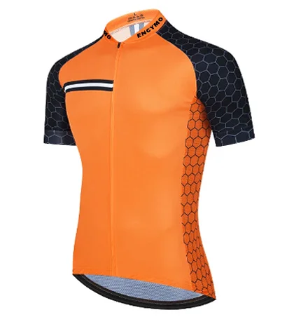 Summer Orange hive Cycling Jerseys Short Sleeve Shirts Men Bicycle Clothing Maillot Ropa Ciclismo Racing Bike Clothes