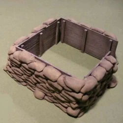 1/35 Resin Picture Unpainted model Kit, military theme, field sandbag, unassembled and unpainted GK,