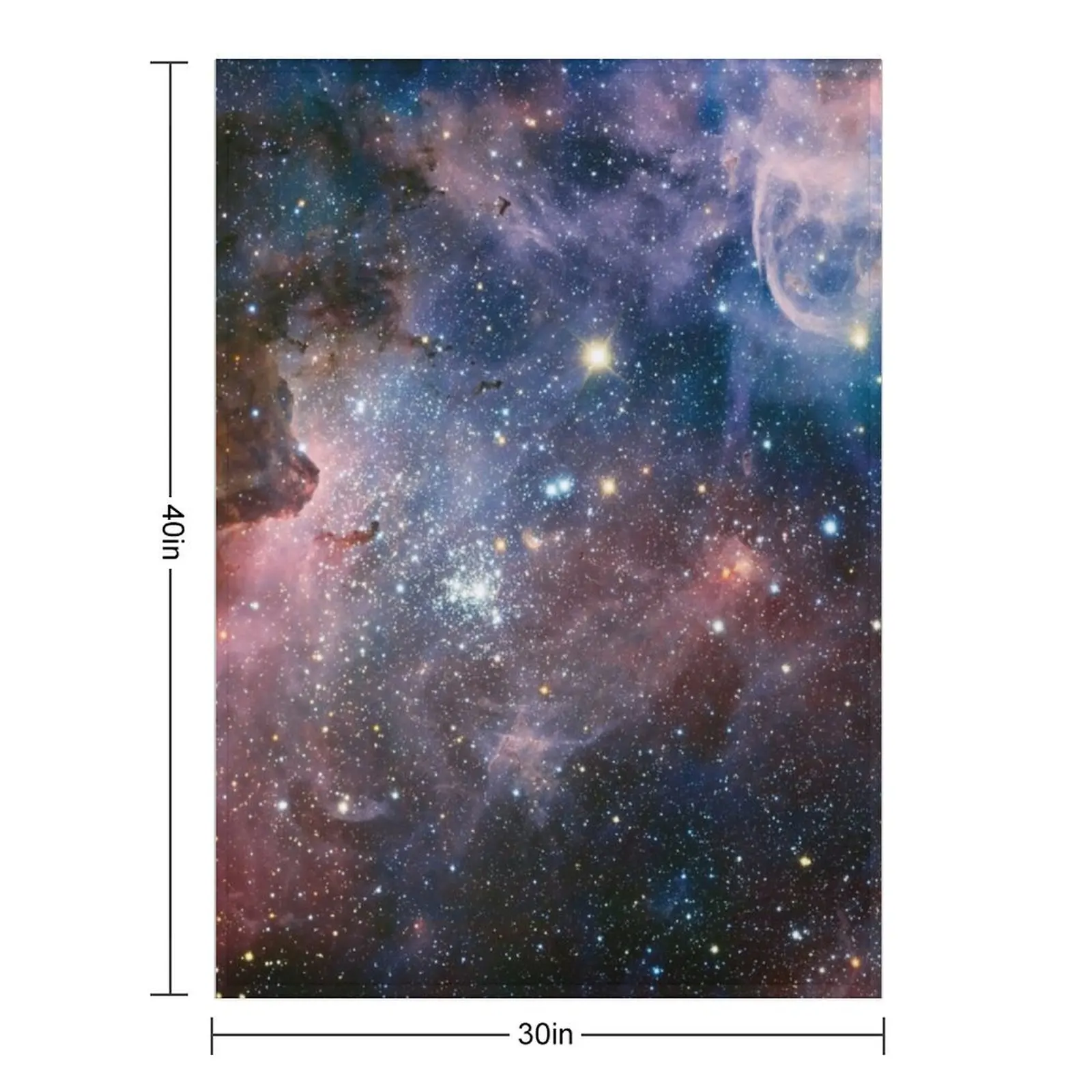 Galaxy - Nebula 01 Throw Blanket For Decorative Sofa for sofa Retros for babies Blankets