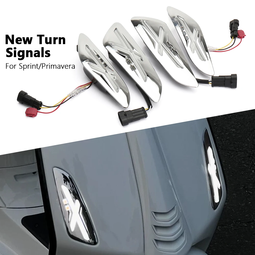 New For Vespa Sprint 125 SPRINT 150 Primavera 150 125 Motorcycle Lampe Indicators Light LED Turn Signal Light Bright Kit