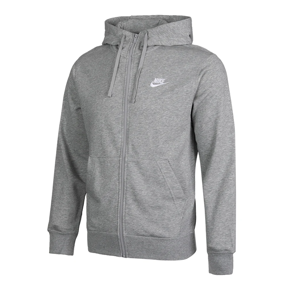 NIKE 2024 Men\'s AS M NSW CLUB HOODIE FZ FT Knitted Coat BV2649-063