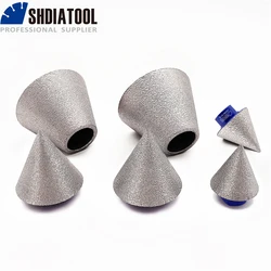 SHDIATOOL-Perfuração De Chanfro De Diamante, Telha De Fresagem De Coroa, Granito Porcelana Pedra, Angle Grinder De Cerâmica, Abridor De Serra De Buraco, 20-75mm, 1Pc