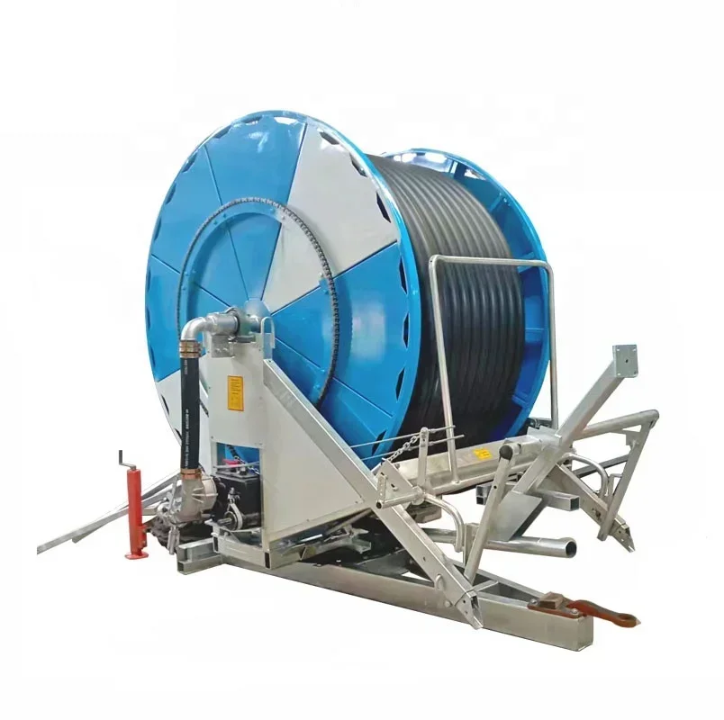 Agricultural Rain Gun Hose Reel Irrigation Sprinkler System