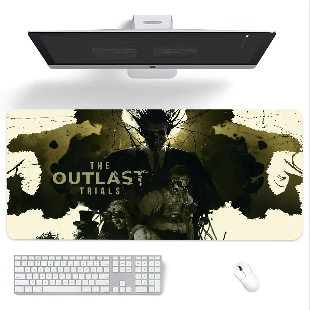 Horry Game The Outlast Trials Mouse Pad Computer Laptop Gaming Office Wrist Guard Non Slip Keyboard Pad