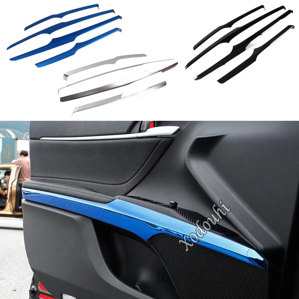 Car Body Cover Armrest Handrail Stainless Steel Inner Door Bowl Trim Strip For Toyota Camry XV70 2018 2019 2020 2021 2022 2023