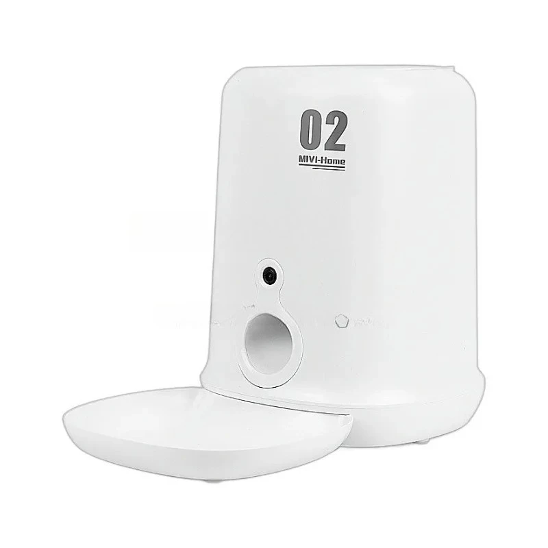 Pet intelligent automatic feeder cat and dog quantitative feeding remote video feeding machine