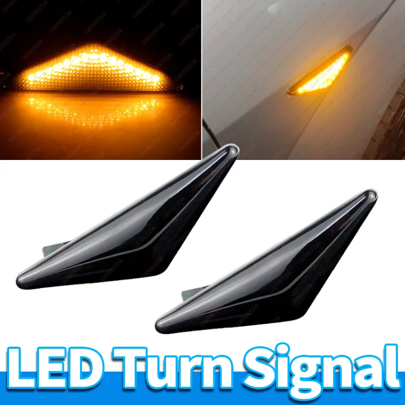 

2 шт. светодиодные боковые габаритные фонари, динамический последовательный указатель поворота для Ford Mondeo MK3 2000-2007 Focus MK1 1998-2004 1063835