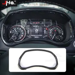 JHO ABS Carbon Grain Instrument Panel Cover Decorate Trim 1pc Fit for For Dodge Ram 1500 TRX 2021 2022 Pickup Accessories