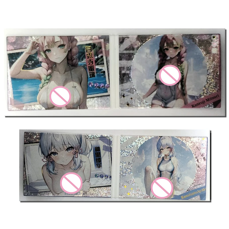 Anime Goddess Story Pleasant color Chapter III Bi-fold card Kanroji Mitsuri HMS Formidable Mona Yae Miko Yelan Birthday gifts