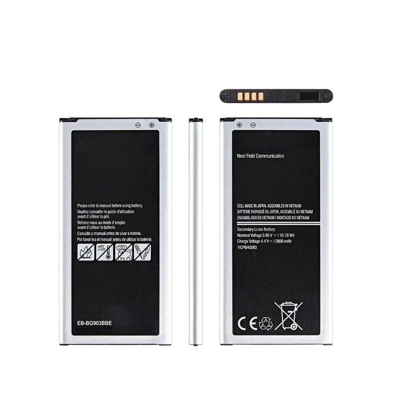 2pcs For Samsung Galaxy S5 Neo G903F G903W G903M G903H Replacement Batteries EB-BG903BBE Battery 2800mAh