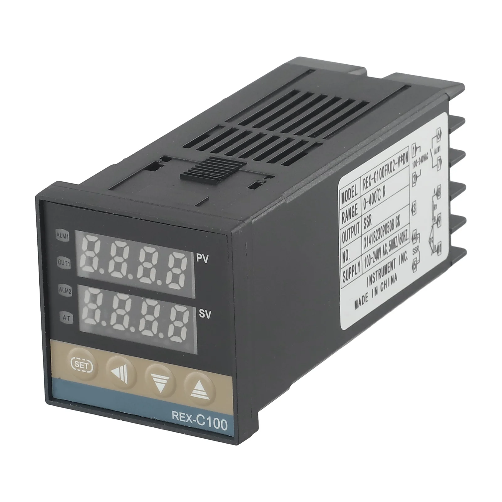 Smart Digital Thermostat REXC100 for SSR Output with Industrial Grade PID Control and Multi Sensor Input Compatibility