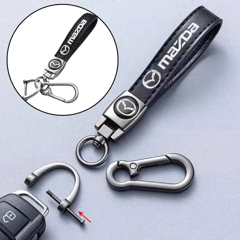 Leather Car Logo Ke…