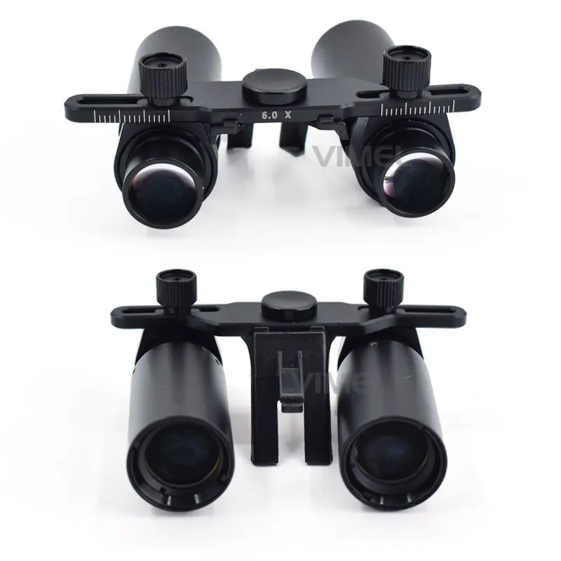 

Medical Dental Binocular Loupes with Headlight 6.0X/2.5X/3.5X Binocular Surgical Loupes Magnifier