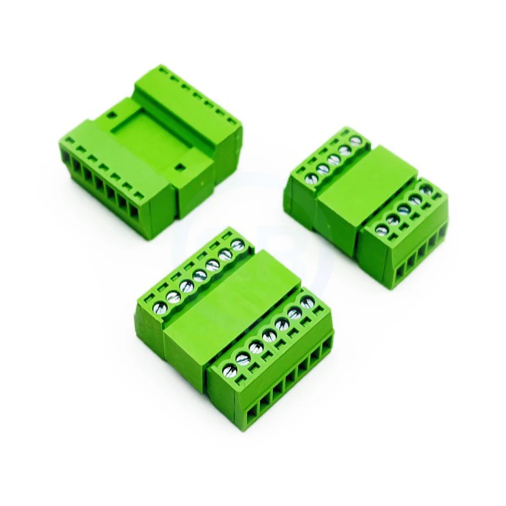 10 Sets 2.54mm Miniature Solderless Air-to-Air Plug-in Terminal Complete Set KF 2EDGRK+2EDGK 15EDGKP+15EDGK