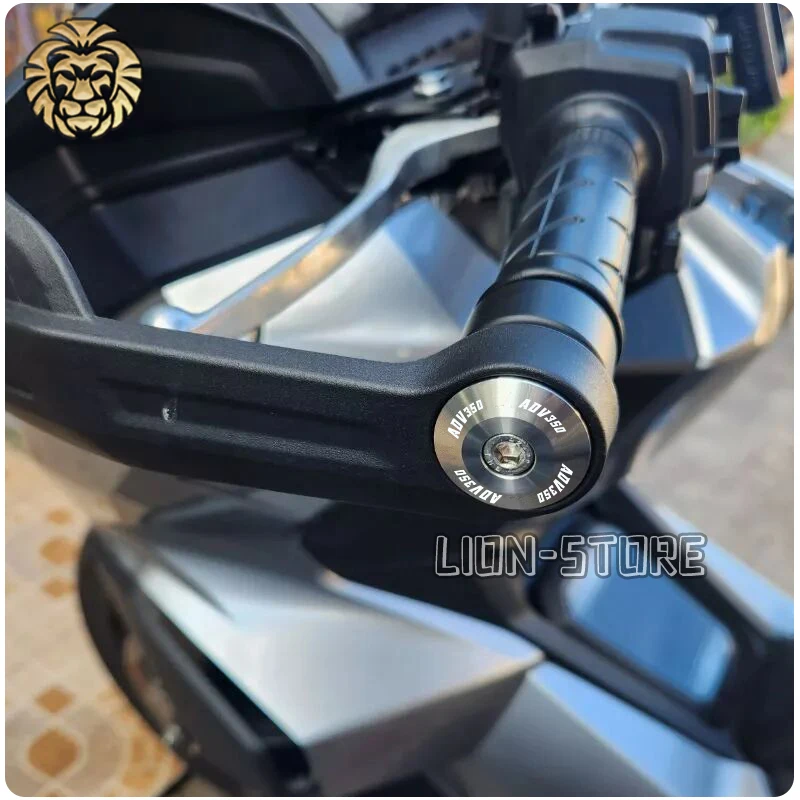 لهوندا ADV350 ADV 350 2022 2023 2024 2025 دراجة نارية الملحقات المقود نهاية قبعات CNC سبائك الألومنيوم #5