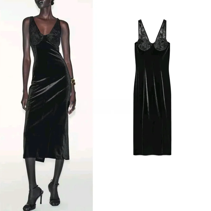 

Сексуальное женское платье средней длины с кружевом и декором Svel V-Ne, новинка зимы Faion Ci для поездок на работу, прямой крой, облегающий полиэстер