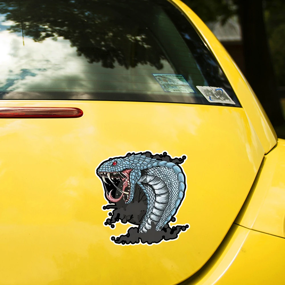 Hаклейка на авто Змея Self-Adhesive Vinyl Decal, Used for Car Windows, Bumper, Laptops, Waterproof Exterior Car Accessories
