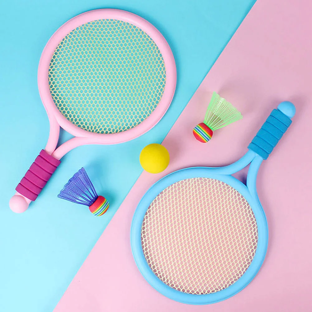 Racket Tennis Racquets Badminton Bat Rackets Toys Mini Kids Beach Leisure Kit Casual