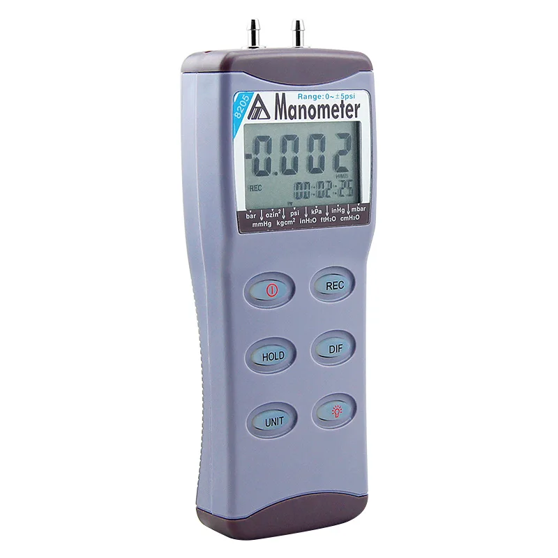 AZ8205 Manometro digitale per vuoto Manometro 5PSI