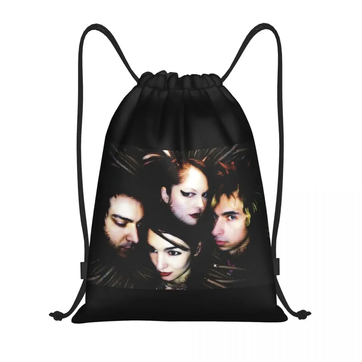 Custom Mindless Hip Hop Punk Rock Self Indulgence Drawstring Bags Portable Sports Gym Sackpack Electro Shopping Backpacks