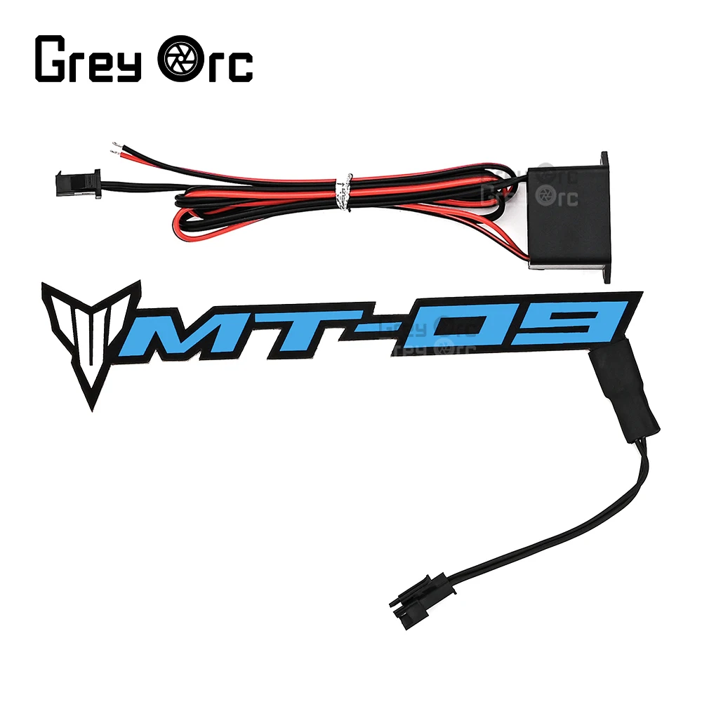 

Motorcycle Air Intake Side Cover Cold Light Lamp Fairing Shell Lighting Decoration For YAMAHA MT09 MT-09 MT 09