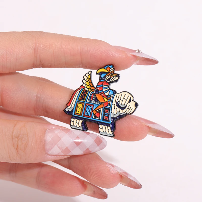 الكرتون كول الكلب المينا دبابيس مخصصة أنيمي دور شارة التلبيب على ظهره الملابس دبابيس مجوهرات بأشكال حيوانات هدية للأطفال الأصدقاء #4