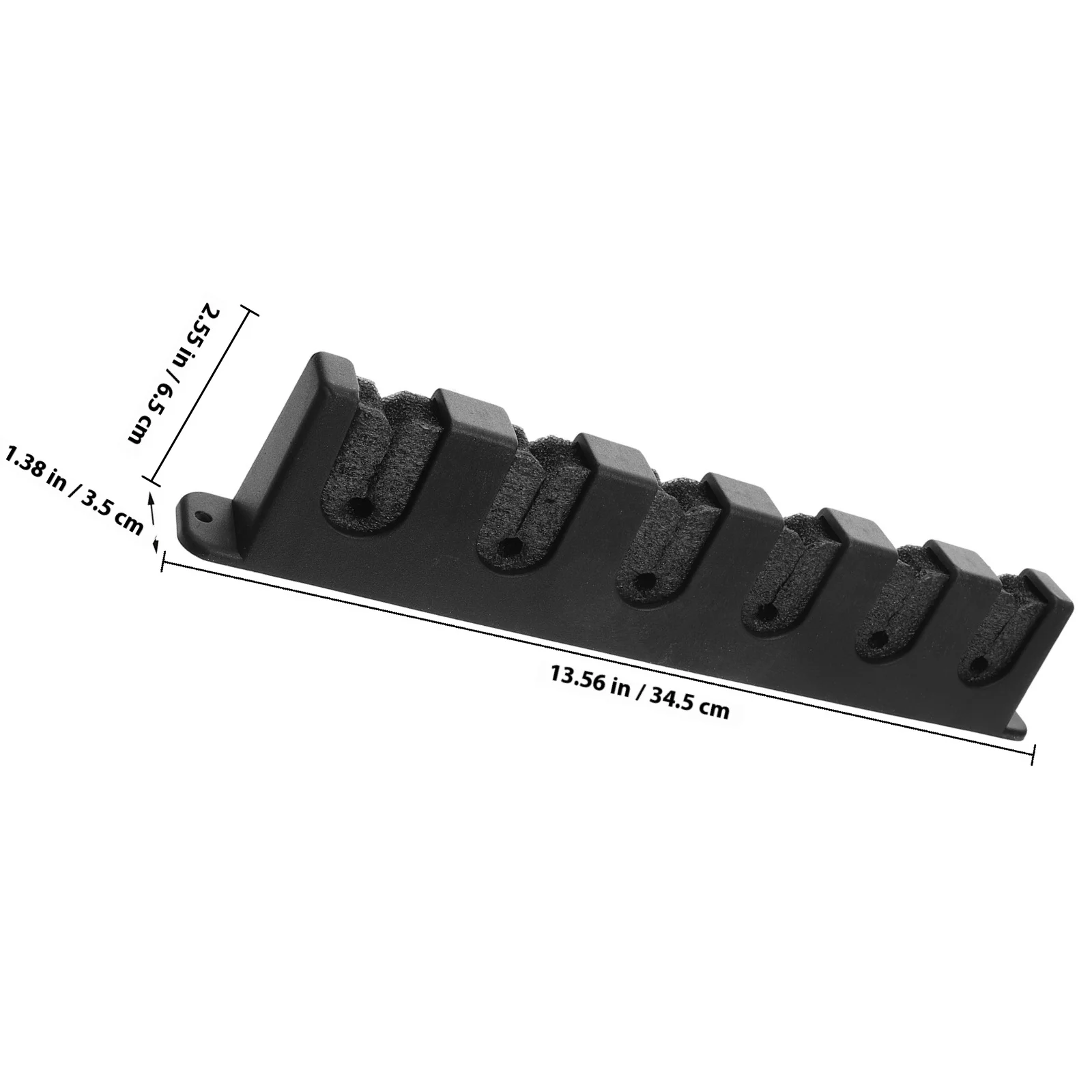 2 قطعة الحائط البلياردو قضيب رف قوة الشد قوية قصبة صيد خشبية حامل تجمع جديلة المنظم بركة عصا حامل جدار جبل #3