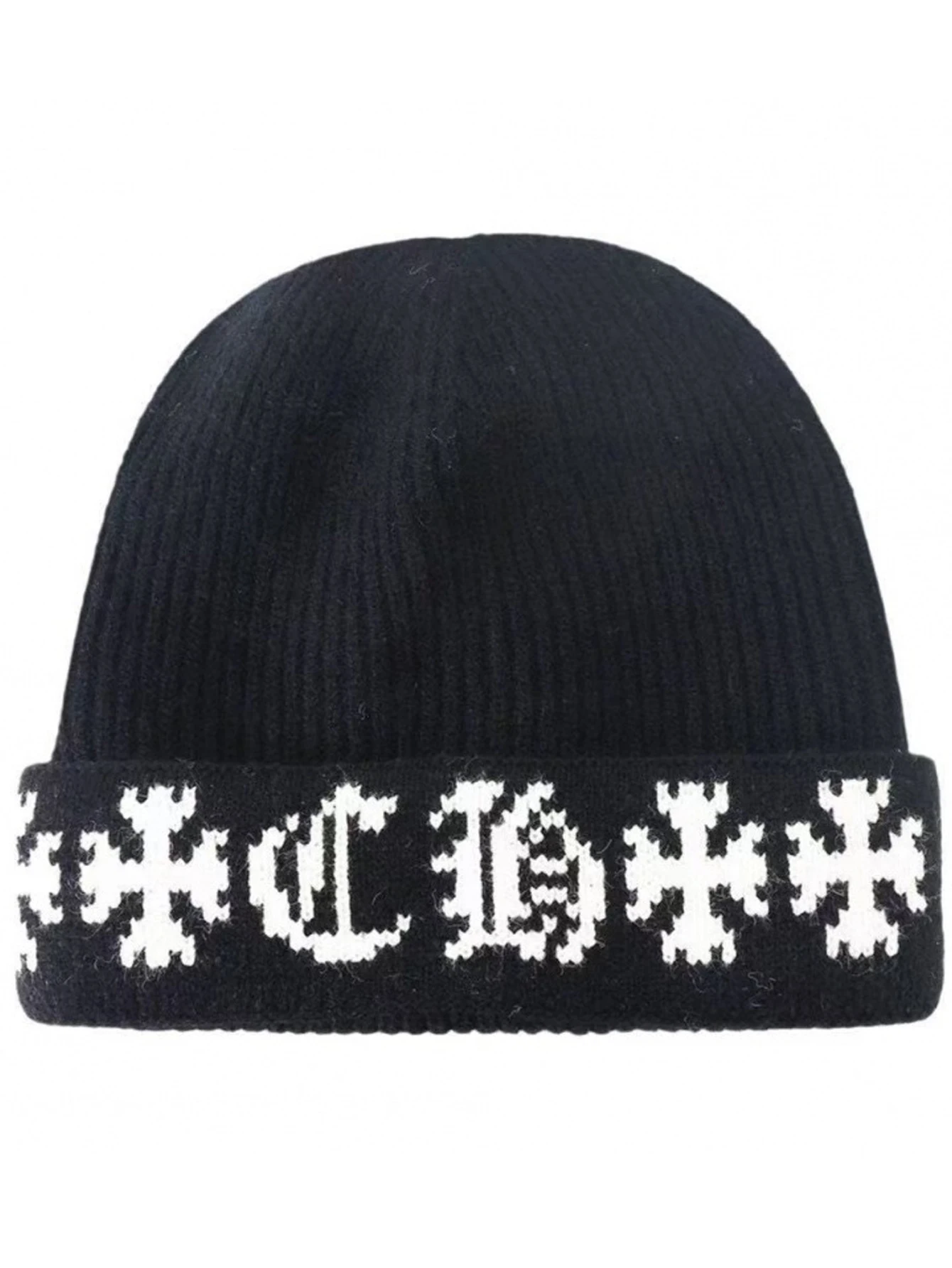 2026 Autumn and Winter New Double-Layer Knitted Hat, Ear Protection, Warm and Thick Stacking, Cold Hat, Trendy and Integrated