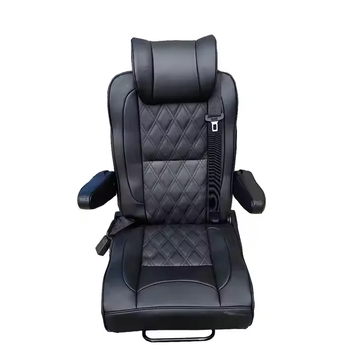 Customized Leather RV Passenger Seat New Design Style Converted Bed For Motorhome And Van Modification Unique Car Seats