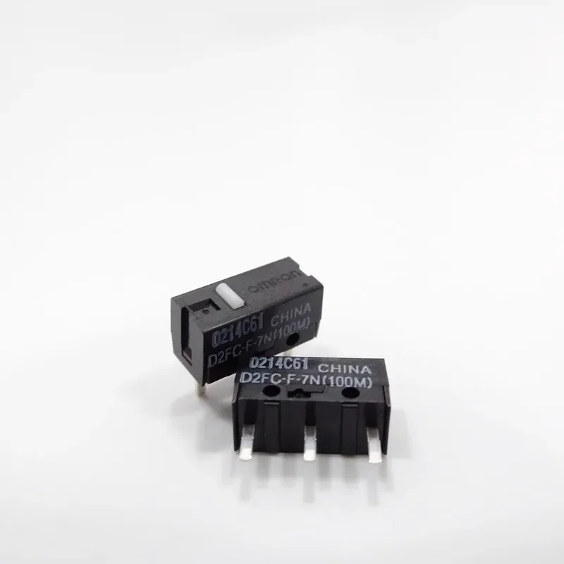 1 Piece Original D2FC-F-7N 100m Mouse Micro Switch 100 Millions Click Lifetime Mice Repair Accessory