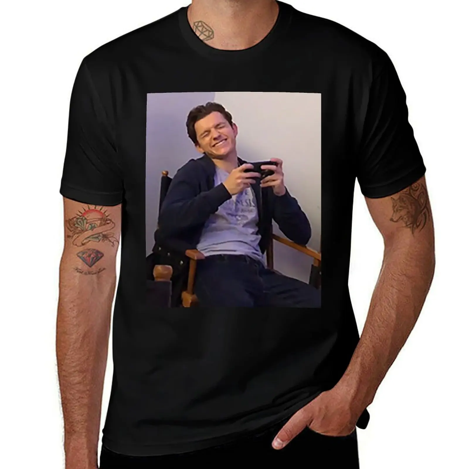 

Tom Holland T-Shirt tees aesthetic clothes fitted t shirts for men