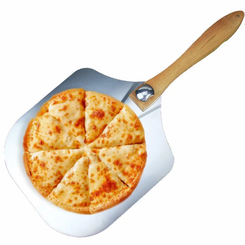 

Folding Aluminum Metal Pizza Peel, 12 "Pizza Shovel, Foldable Wooden Handle, Transfer Pizza Spatula, Large Pizza Baking Tools