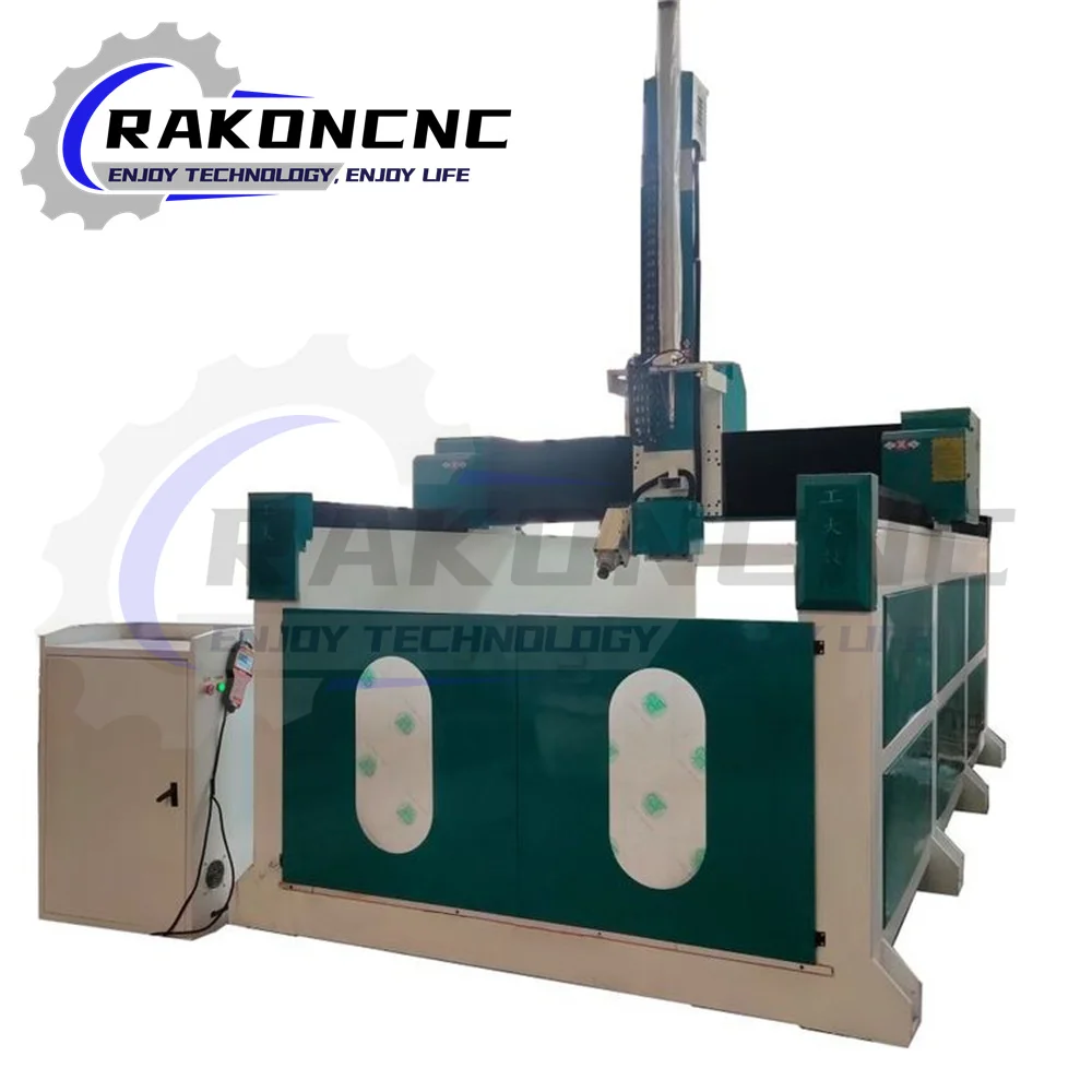 Jinan Rakoncnc 1325 4*8Ft New Innovation Cnc Router Wood 4 Axis Cnc Router Machine With Favorable Price