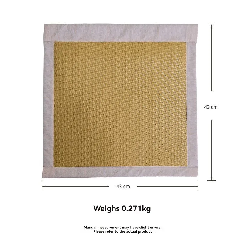 【GIFT】Cooling Breathable Summer Bamboo Rattan And Mugwort Moxibustion Seat Cushion For Office For Home, And Car Use