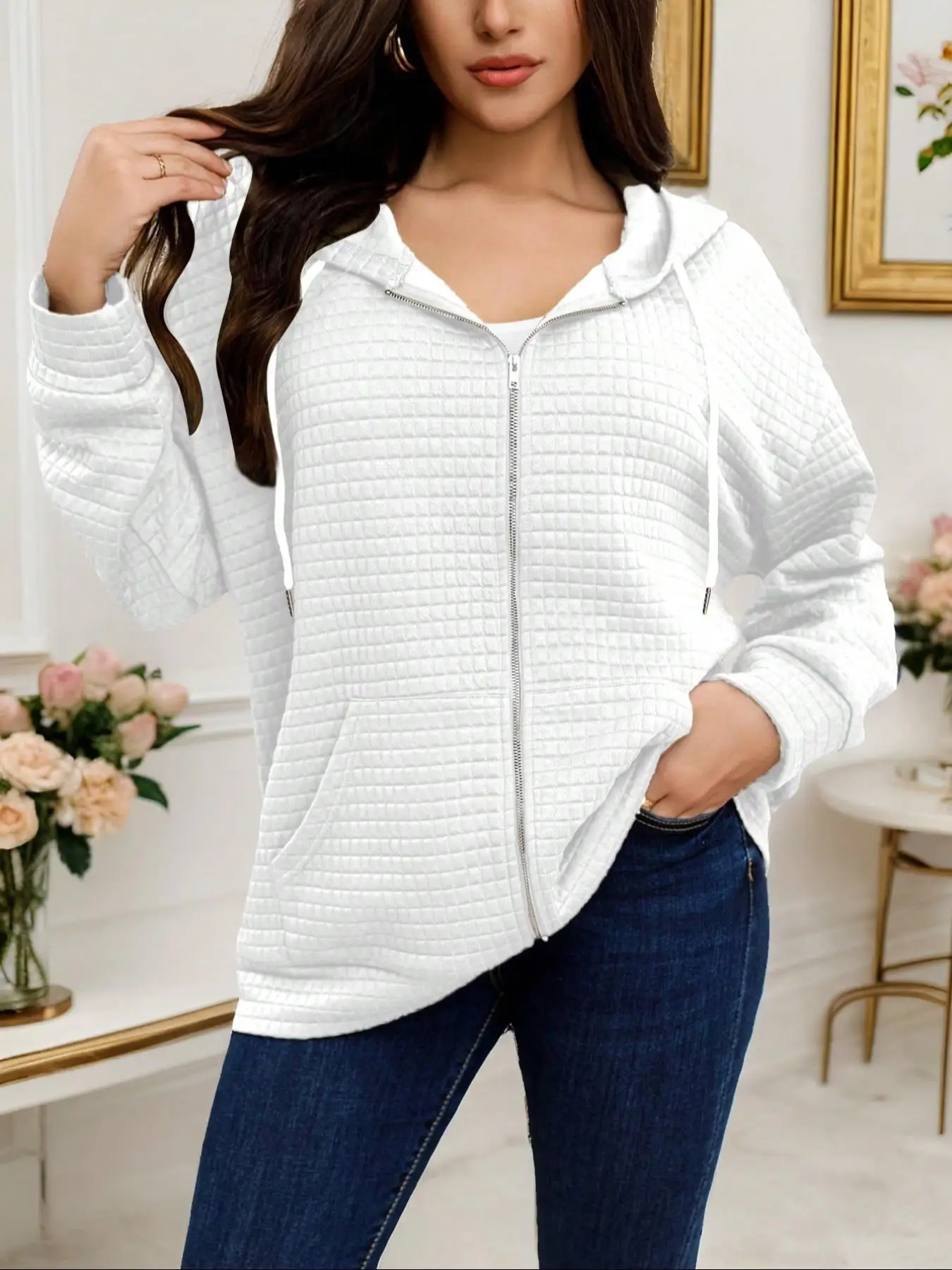 Women's Fashion Casual Hoodie, Stylish Hooded Sweatshirt for Comfort and Relaxation, Perfect for Everyday Wear