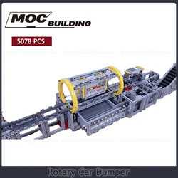 Technology Bricks Rotary Car Dumper Moc Building Blocks GBC Motor Machine DIY Assembly Ball Set  Toys Gifts