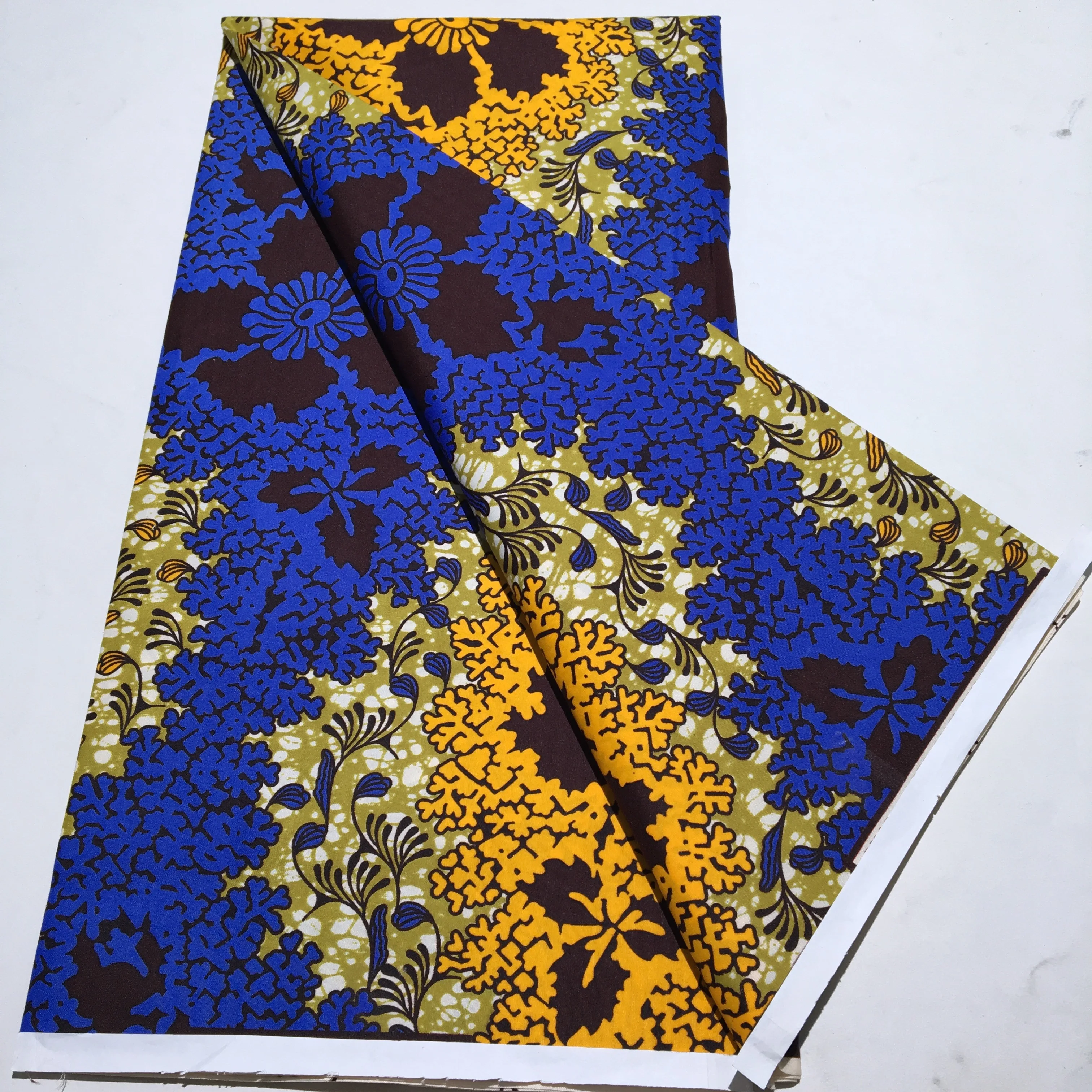 Nigerian Wax Fabric Newest Design Ankara African Wax Fabric DIY Print Polyester Material Tissu For Women Cloth Dresses Sewing