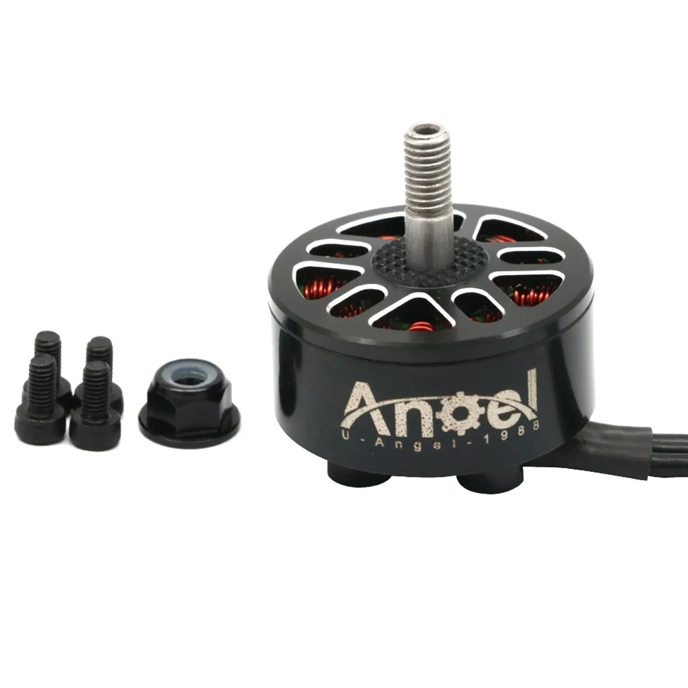 Angel-Motor sin escobillas X2812 2812 KV900/ KV1115 2-6S de alto Torque, eje de M5 para avión/multicóptero/Dron FPV de 7 \