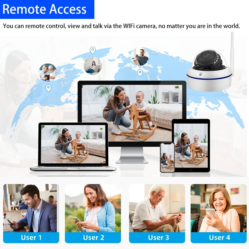 16CH WIFI NVR 5MP Wireless CCTV System Waterproof Wifi IP Camera System Security Audio Record Video Surveillance Set EseeCloud