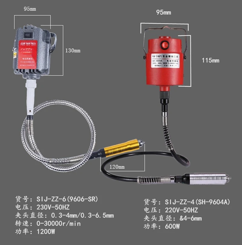 Hanging Grinder 1200W High Power High Speed Jade Jade Window Peeling Grinding Engraving Machine Cutting Machine