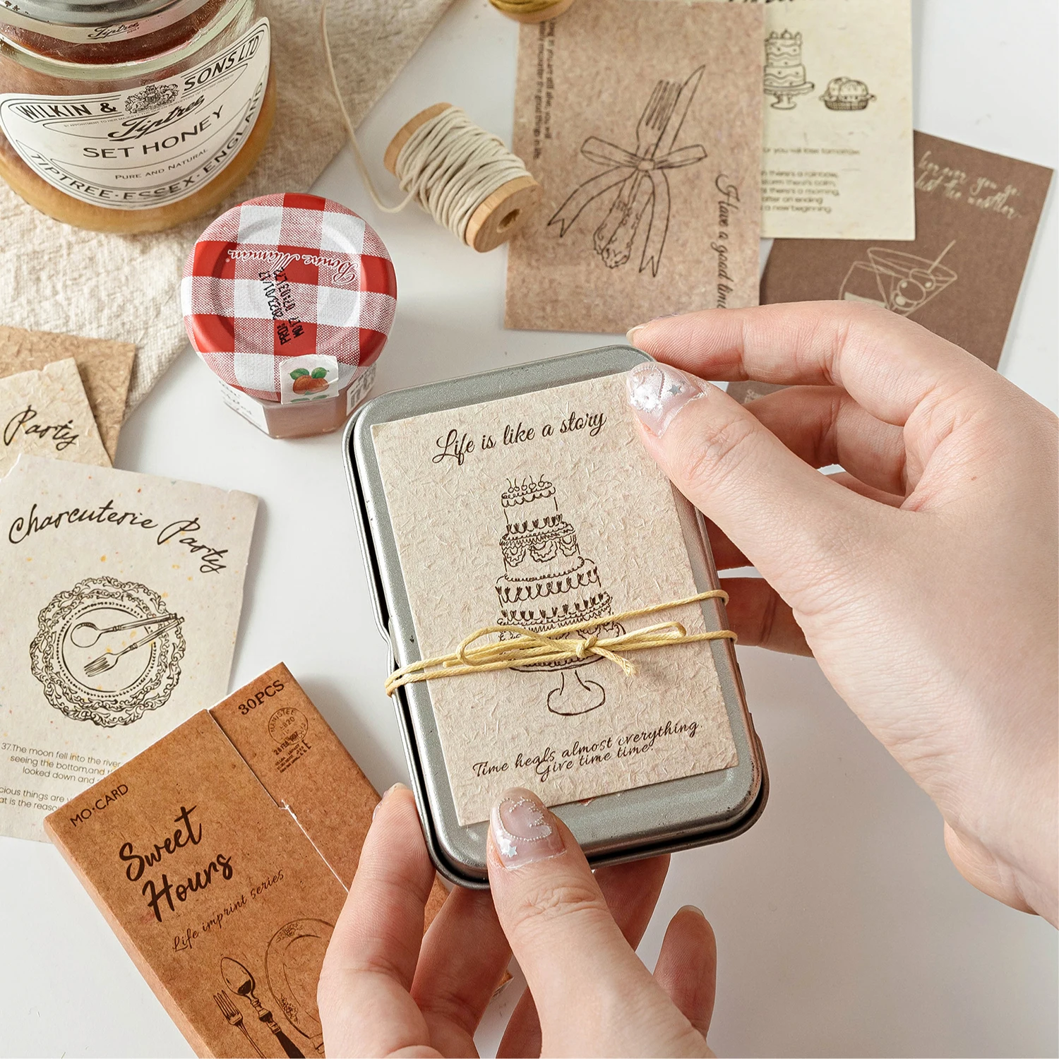 30 قطعة/المجموعة Y2g نمط الرجعية المواد ملصق ورقة مجلة خمر DIY خلفية قاعدة ورقة بطاقة الأسهم هدية ملصق مزخرفة