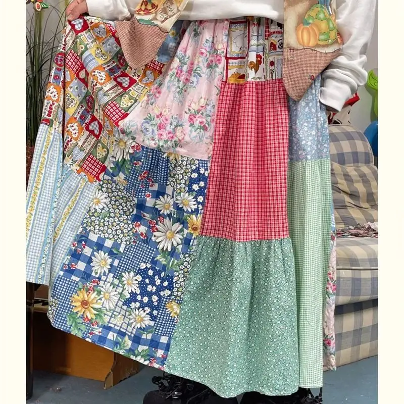 What Makes This Japanese Sweet Patchwork Skirt Pattern a Standout Choice for Spring and Summer?