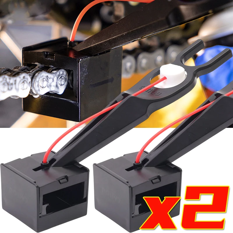 

Motorcycle Chain Lube Applicator Moto Chains Cleaner Maintenance Tool Motorcycle Chain Oiler Spray Gear Mess-Free 1/2PCS