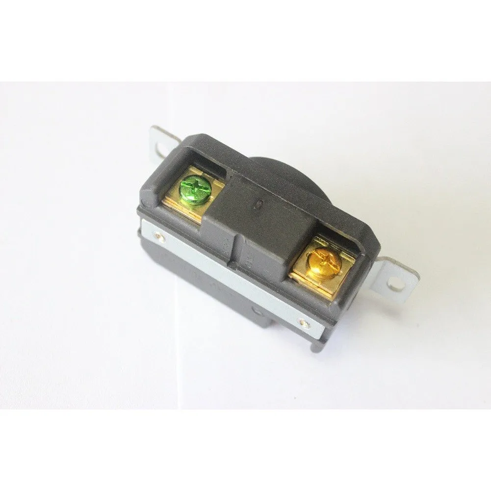 L5-30R Socket 30A 125V Industrial Receptacle ABS Body Three Hole Locking Configuration for Demanding Environments