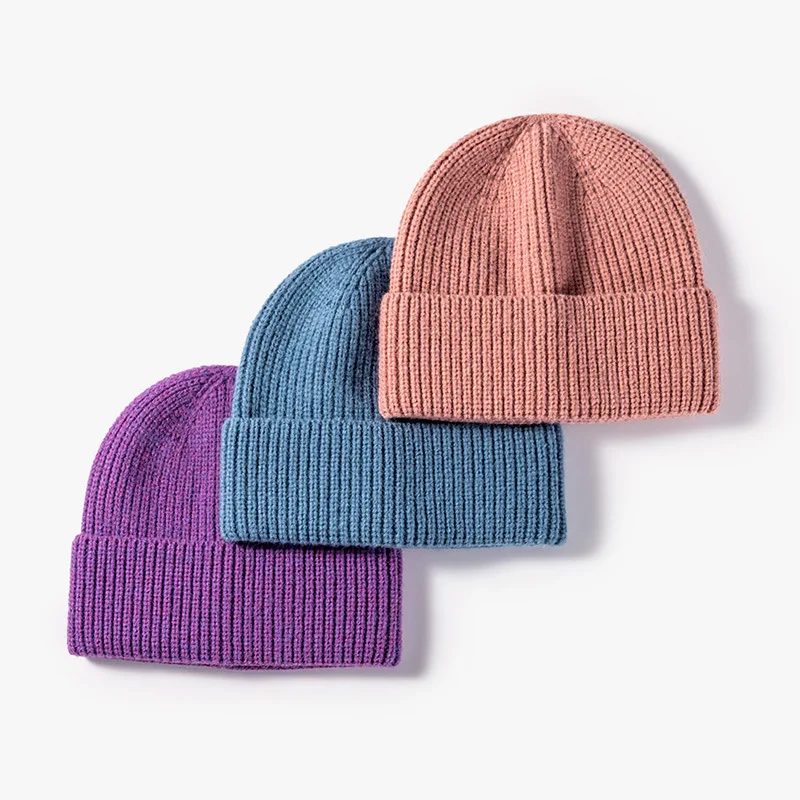 

Beanie Cap Knit Hats for Men Women Winter Hats Soft Warm Trendy Street Hip Hop Boonets