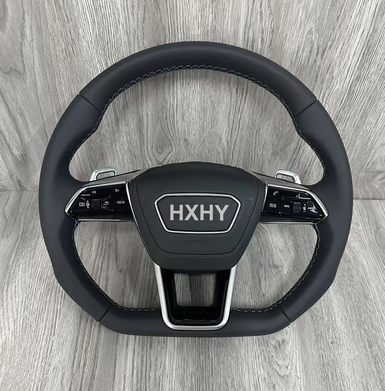 Upgrade Carbon Fiber LED Leather Car Steering Wheel For Audi RS A3 A4L A5 A6L A7 C8 A8 q3 q5 q7 S3 S4 S5 RS3 RS4 Customized
